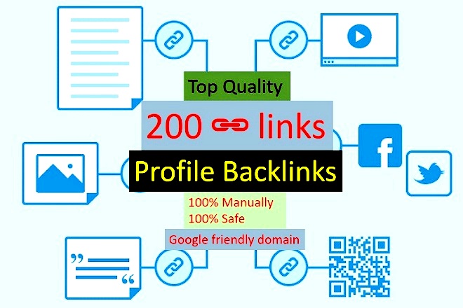 200 HQ Domain Authority SEO Profile Backlink DA 90+ l...