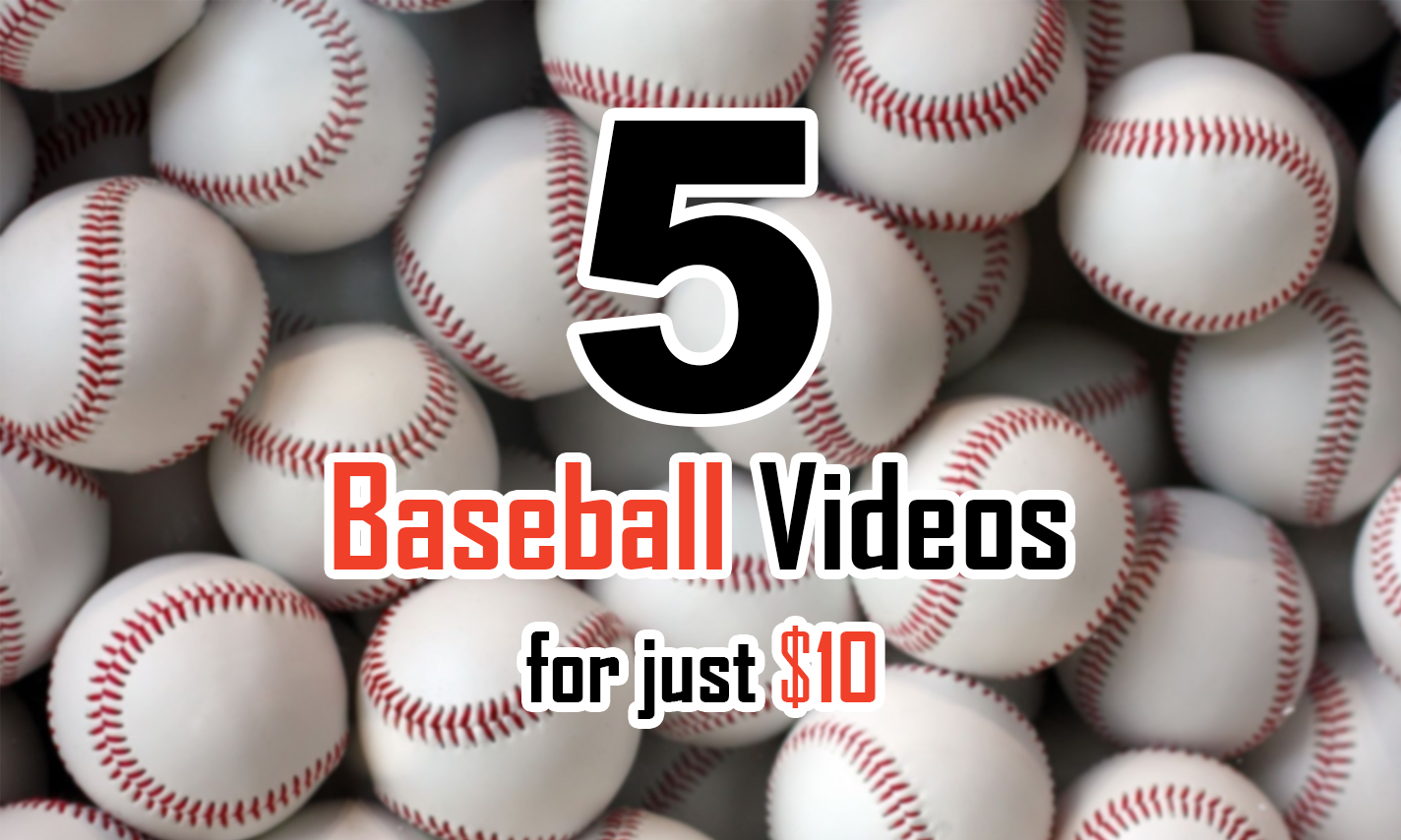 All 5 Baseball, Sport logo intro video animations