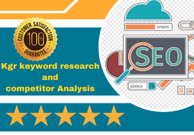 I Will Do keyword research and competitor Analysis yo...