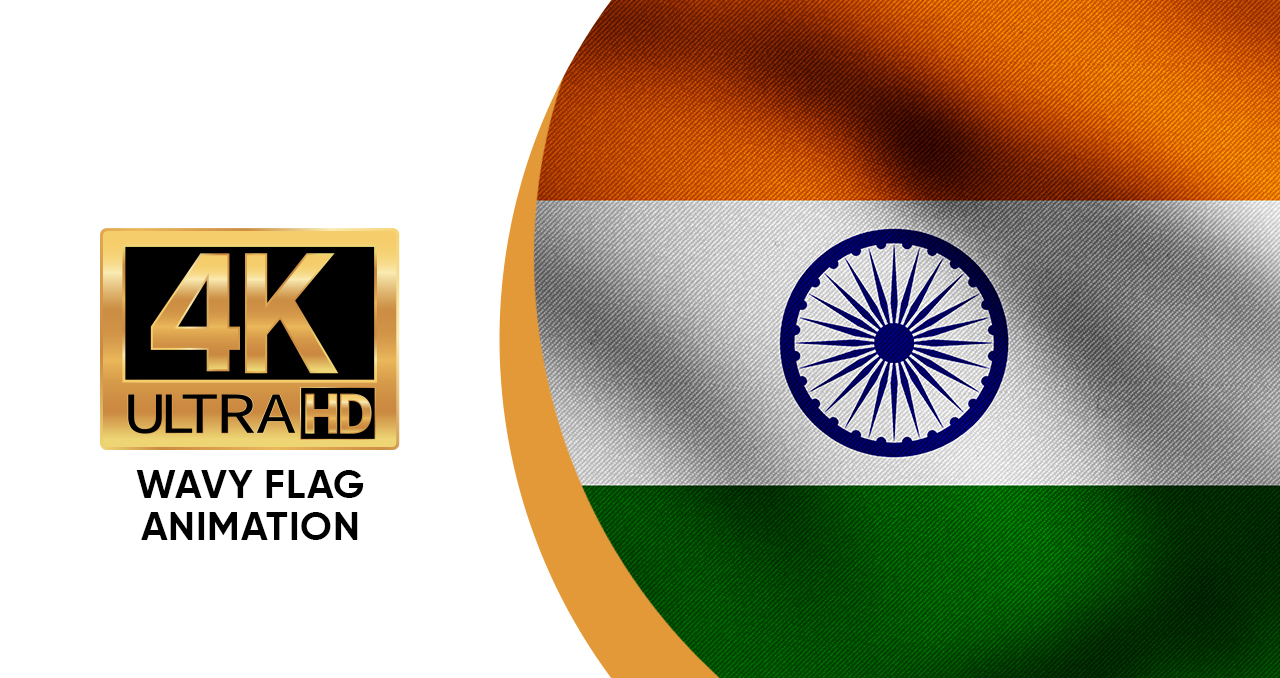 I will make 4K flag animation for your company