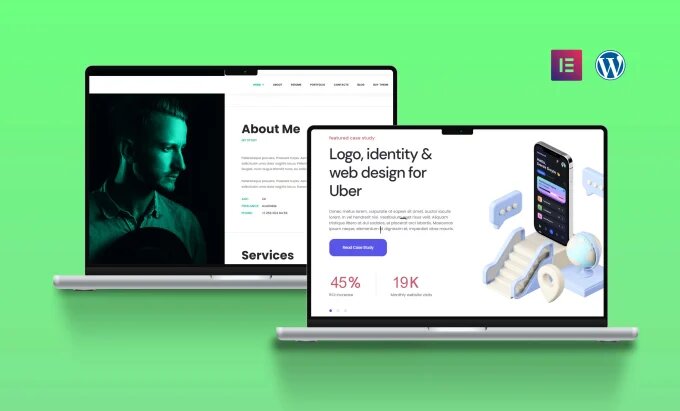 I will create wordpress business website, portfolio websites & blog Website