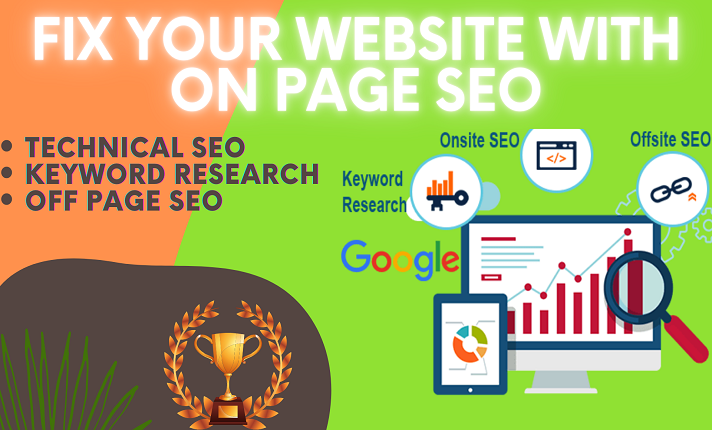 I will do 5 page On Page SEO and Technical SEO for ra...