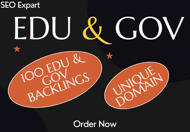 I will do 40 high da premium quality Edu gov backlink...