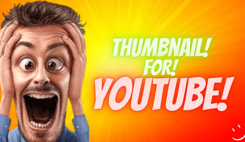 design an eye catchy thumbnail for youtube facebook