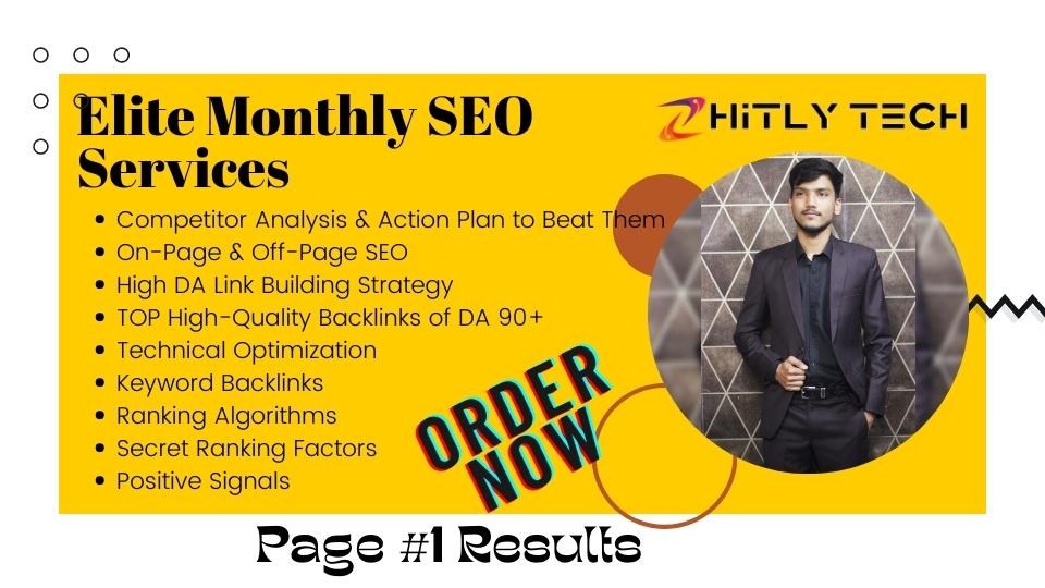 I will do complete SEO services for google ranking with manually