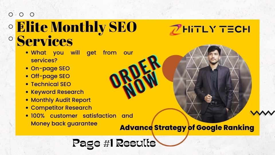I will do complete SEO services for google ranking wi...