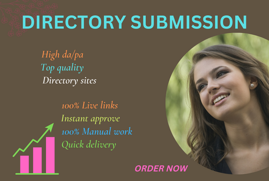 I will provide 60 directory submission full manual method with high da