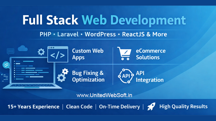 Full Stack Web Development (PHP, Laravel, WordPress, React)