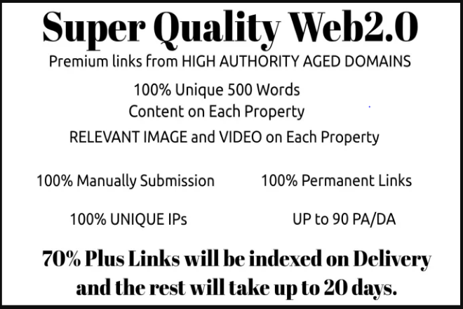 I will do high authority contextual backlinks