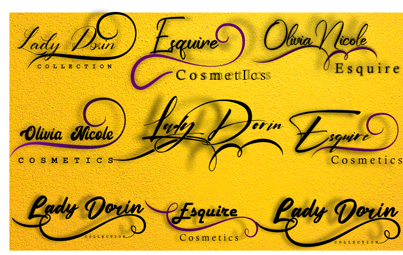 Design luxury signature and handwritten business logo