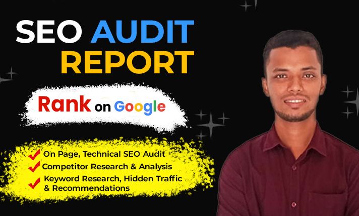 I will do website SEO audit report, keyword research...