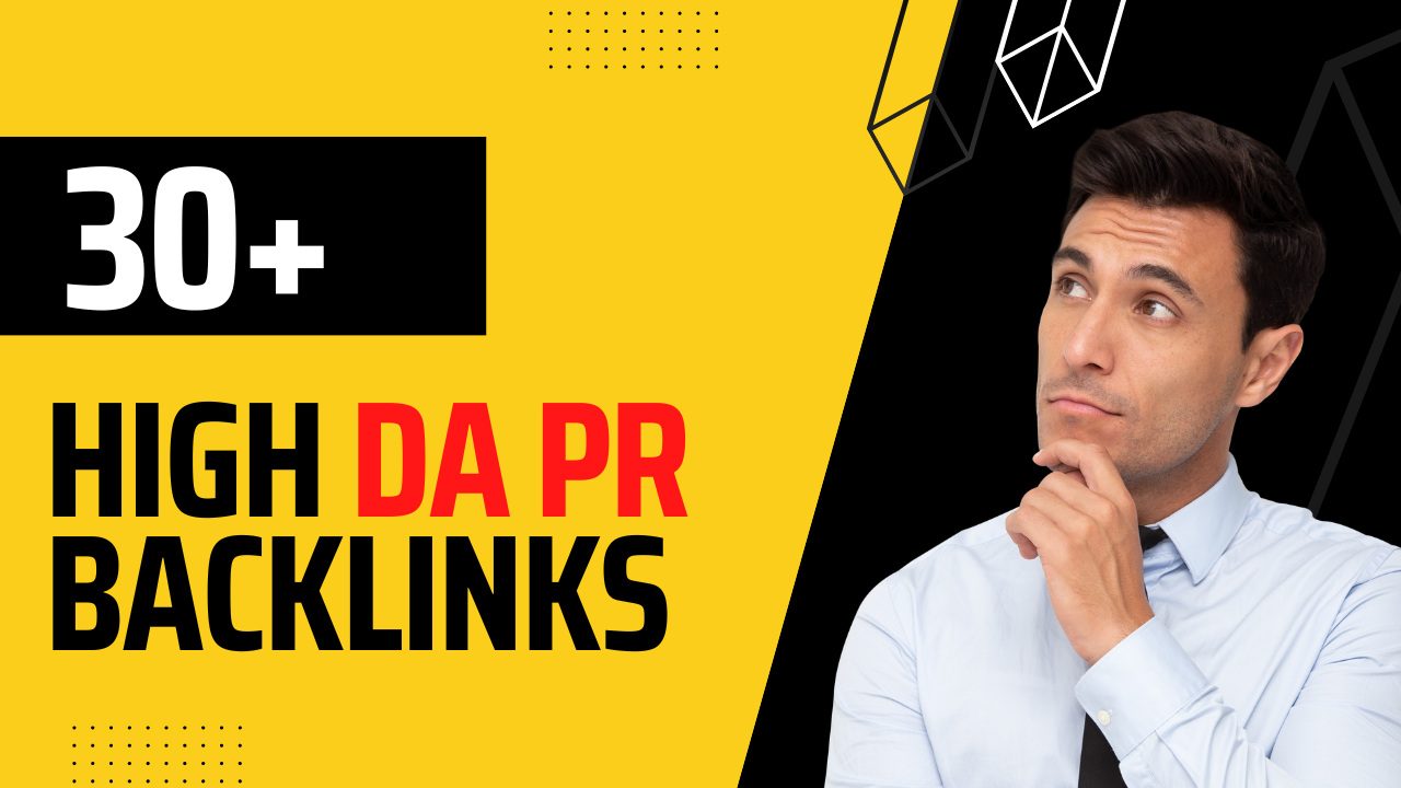Get 30+ High DA PR Backlinks With Fast Indexing &...