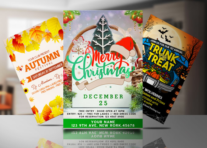 I will do halloween, thanksgiving, black friday, c...