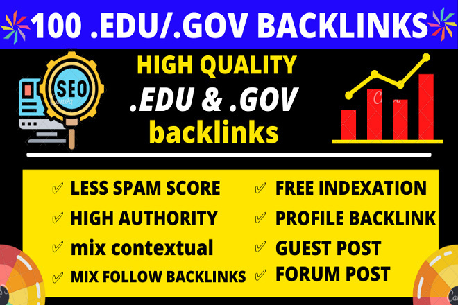 100 EDV/G0V Profile backlinks and Blog comments wit High TF Authority Backlinks