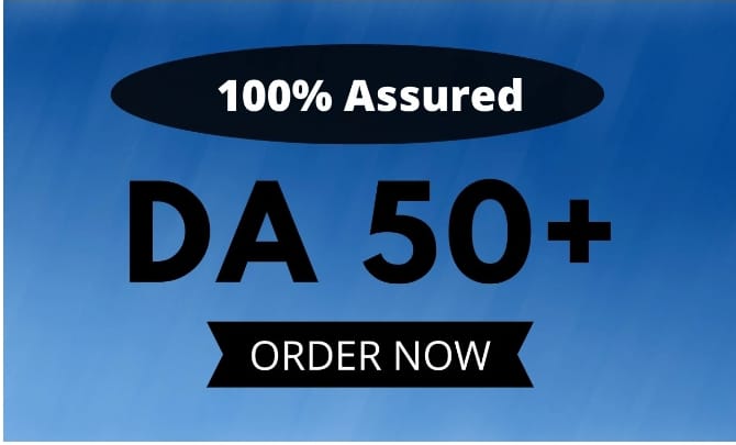 I will increase domain authority da 50 plus with high quality backlinks