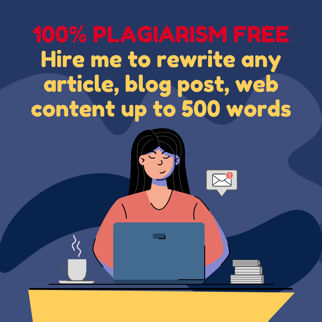 I will rewrite article, blogpost and web content