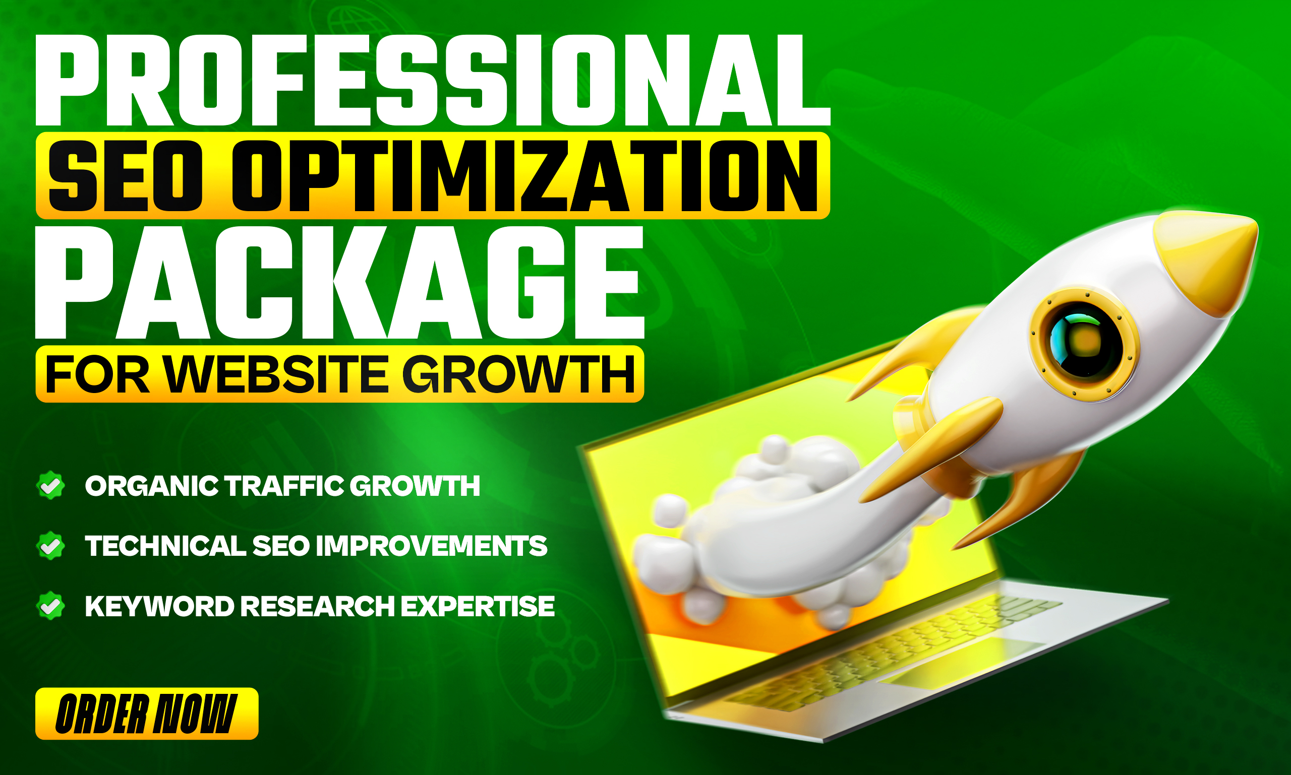 Professional SEO Optimization Package for Website Growth 