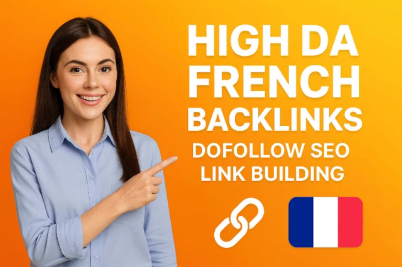 50 Premium Quality .FR France backlinks dofollow link building Seo french sites