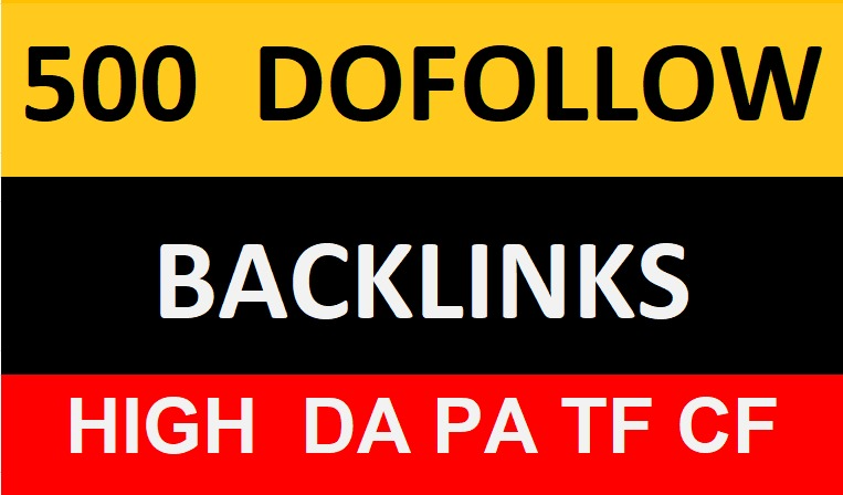 500 Dofollow Blog Comments Backlinks Link Building High DA PA TF CF Index Domain
