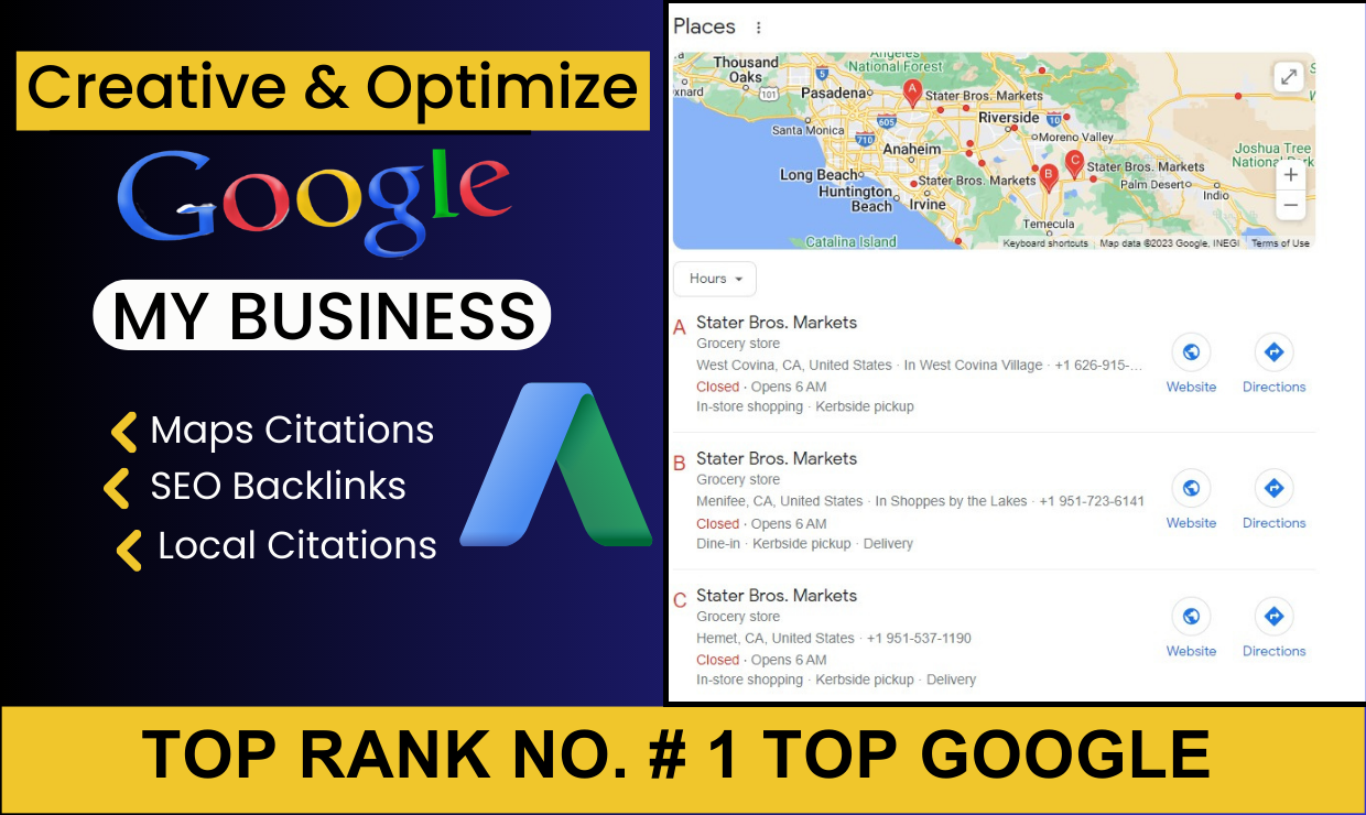 I will optimize google my business page for local SEO...