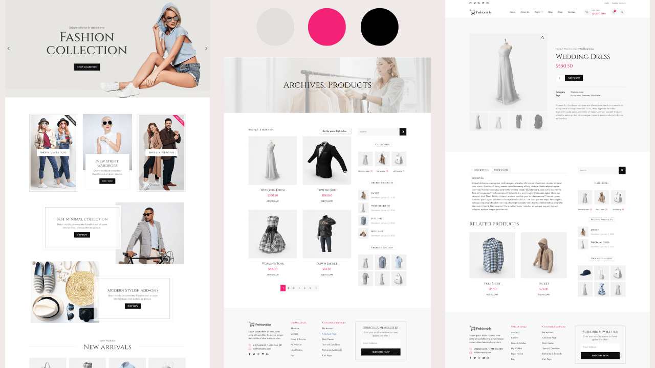 I will design and develop ecommerce online store website