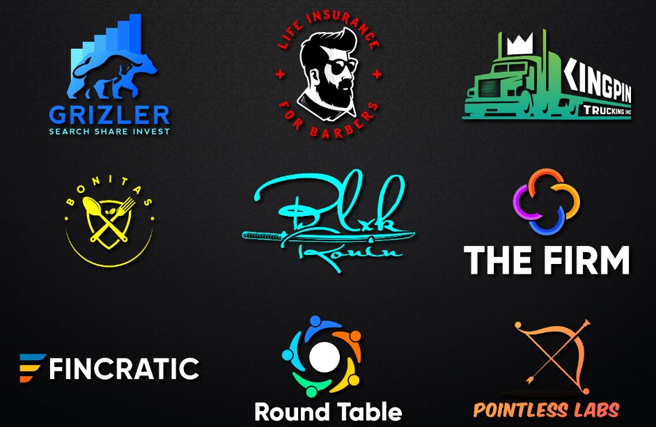 Design 1 flat minimalist business logo design