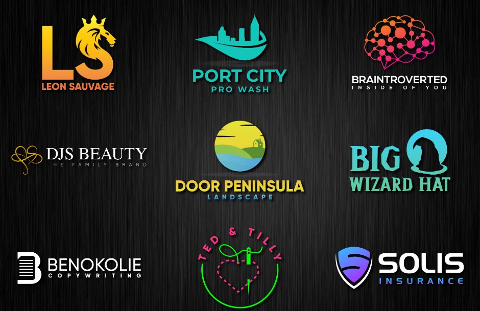  Design 1 flat minimalist business logo design