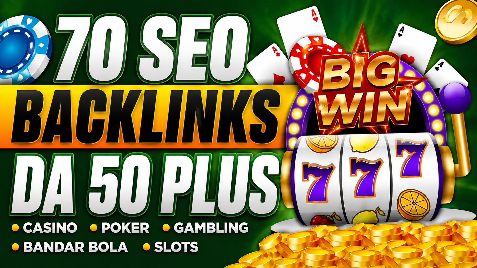 Rank With 70 Powerful & Permanent DA50+ Backlinks...