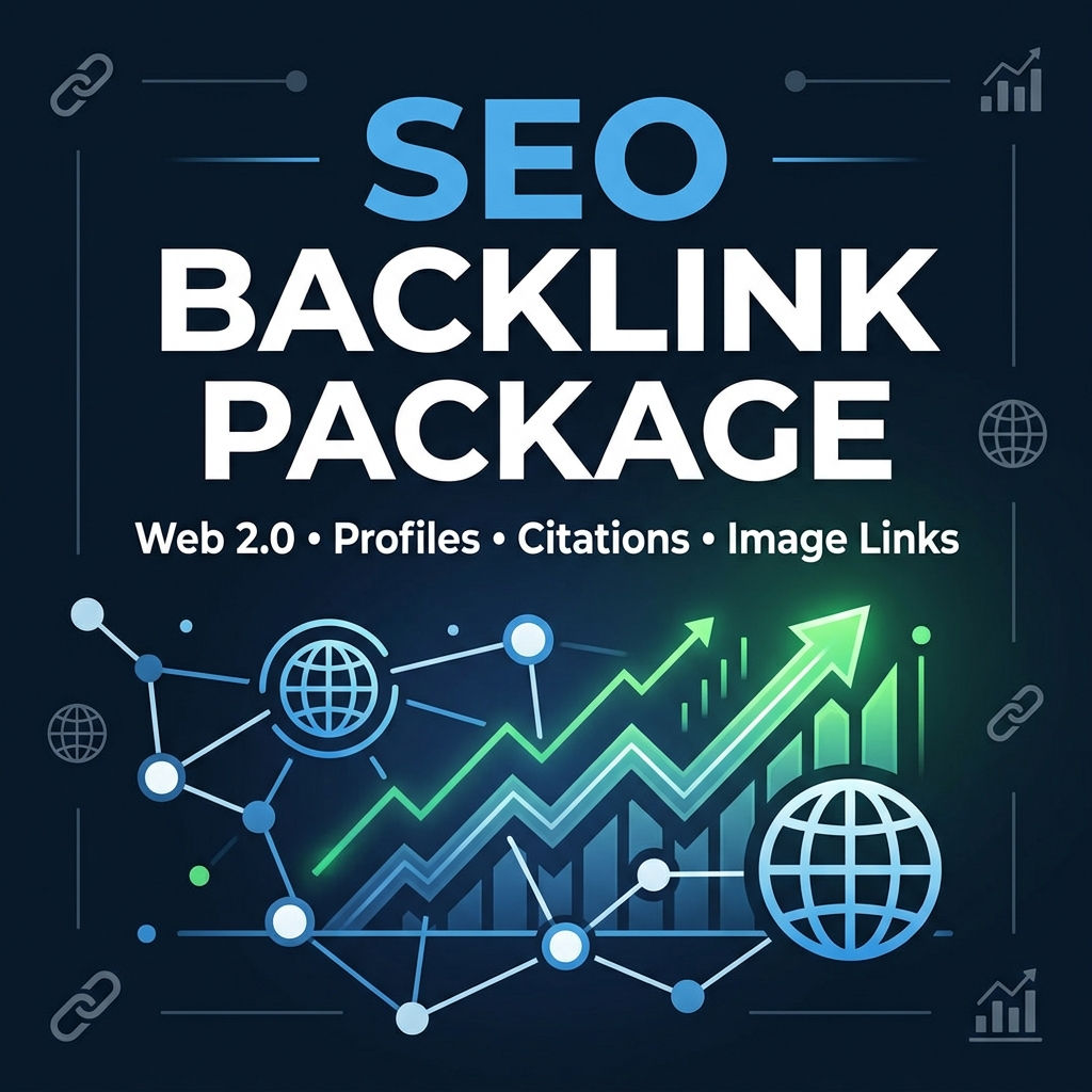 SEO Backlink Package with 2.0 WEB, PROFILE, CITATIONS, IMAGE SUBMISSION & MORE