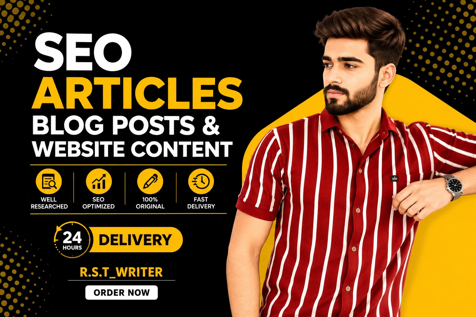 I Will Write 1000+ WORDS SEO Articles, Blog Posts an...