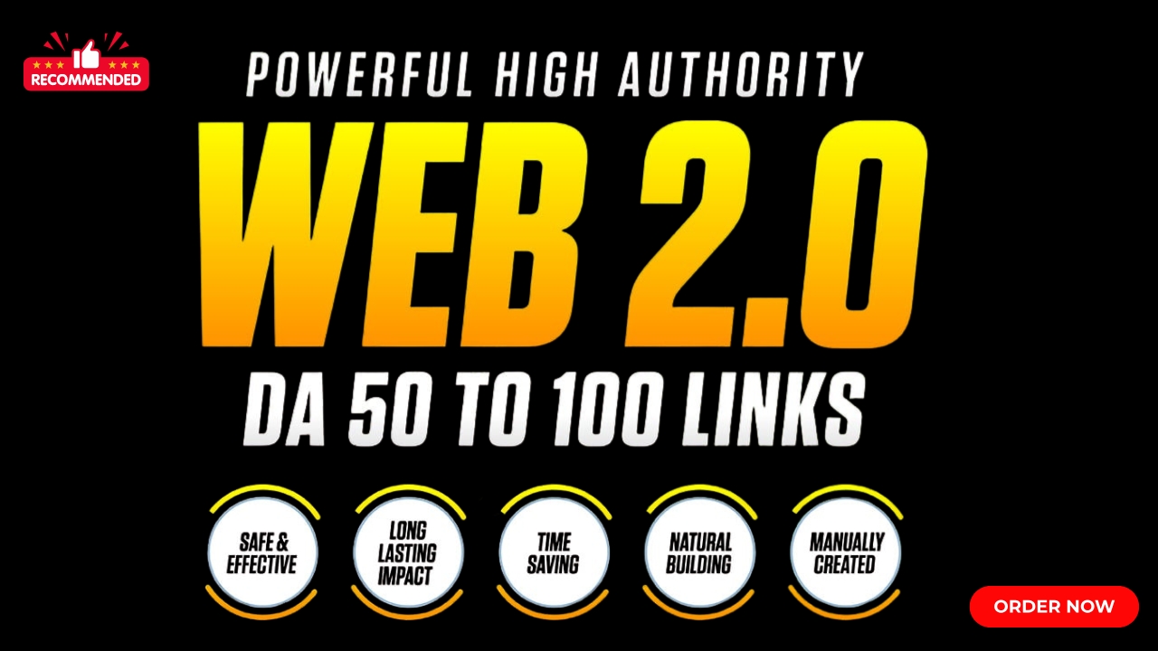 Increase Google Ranking with 2025 Updated 80 Web 2.0 Contextual Backlinks SEO