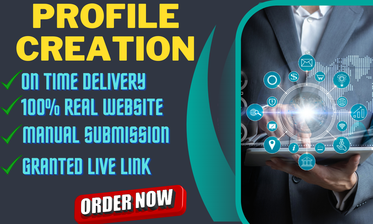 I do 200 HQ dofollow profile creation backlinks on High DAPA social profile site