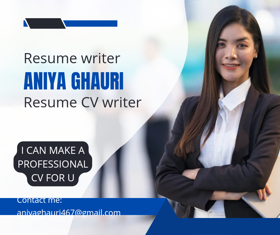 I am a professional resume cv writer. I have five yea...