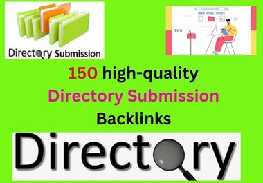I will do 150 dofollow web directory submissions, manually