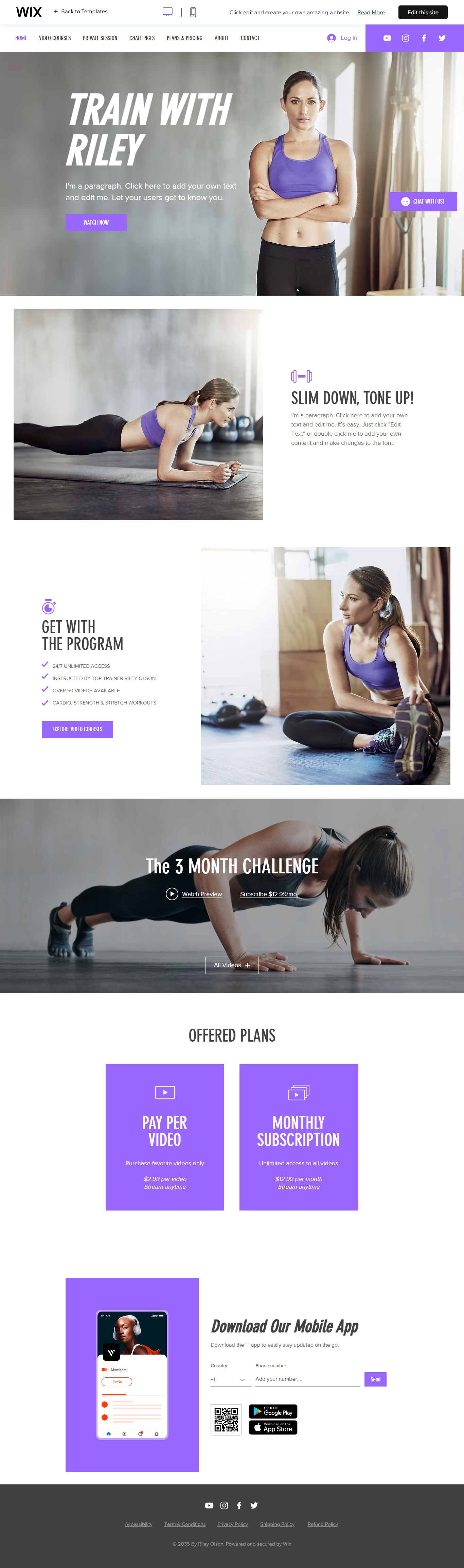 Design & develop Wix website with free Wix hosting plan 