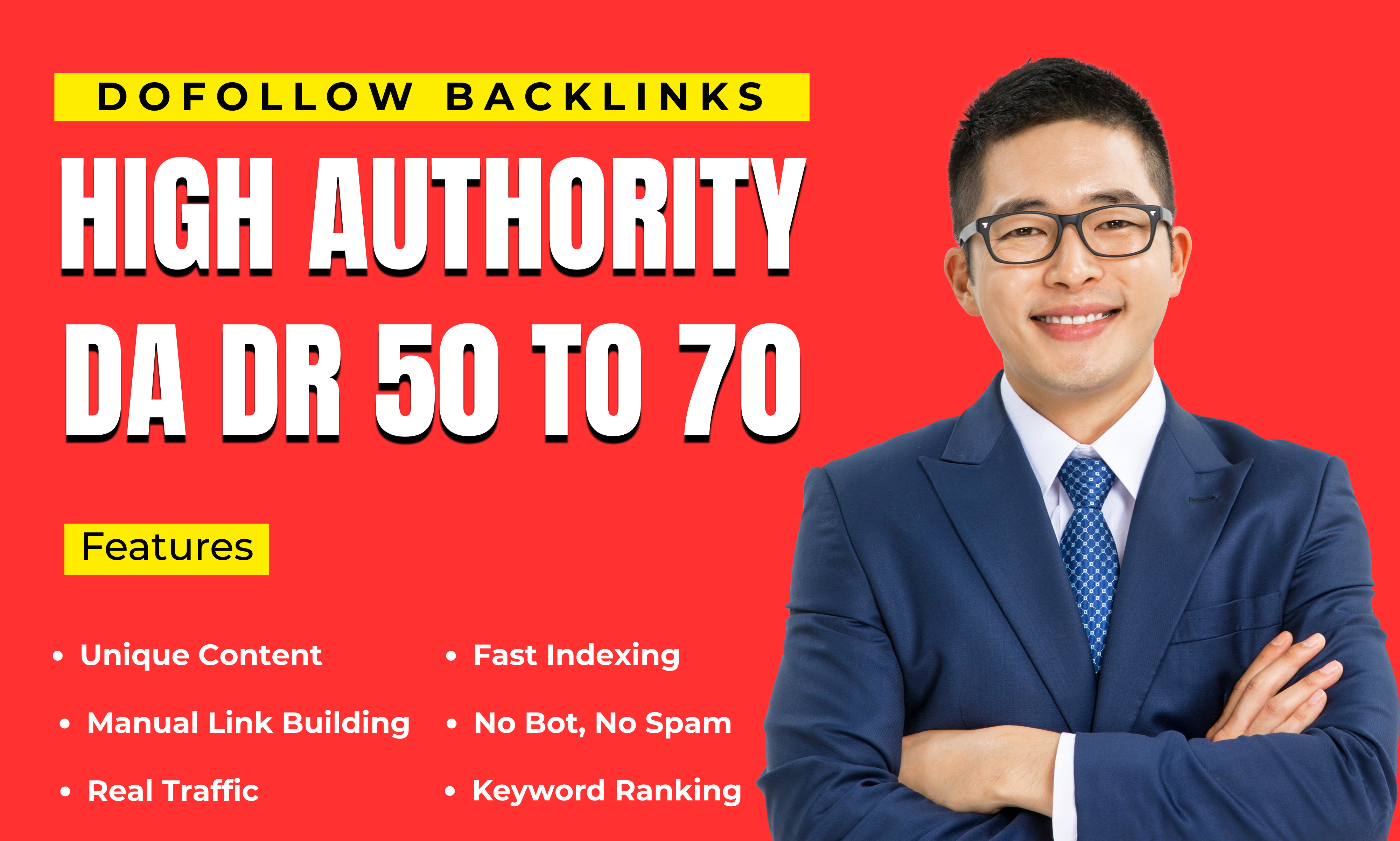 Manual High DA DR 50+ SEO Link Building for Organic G...