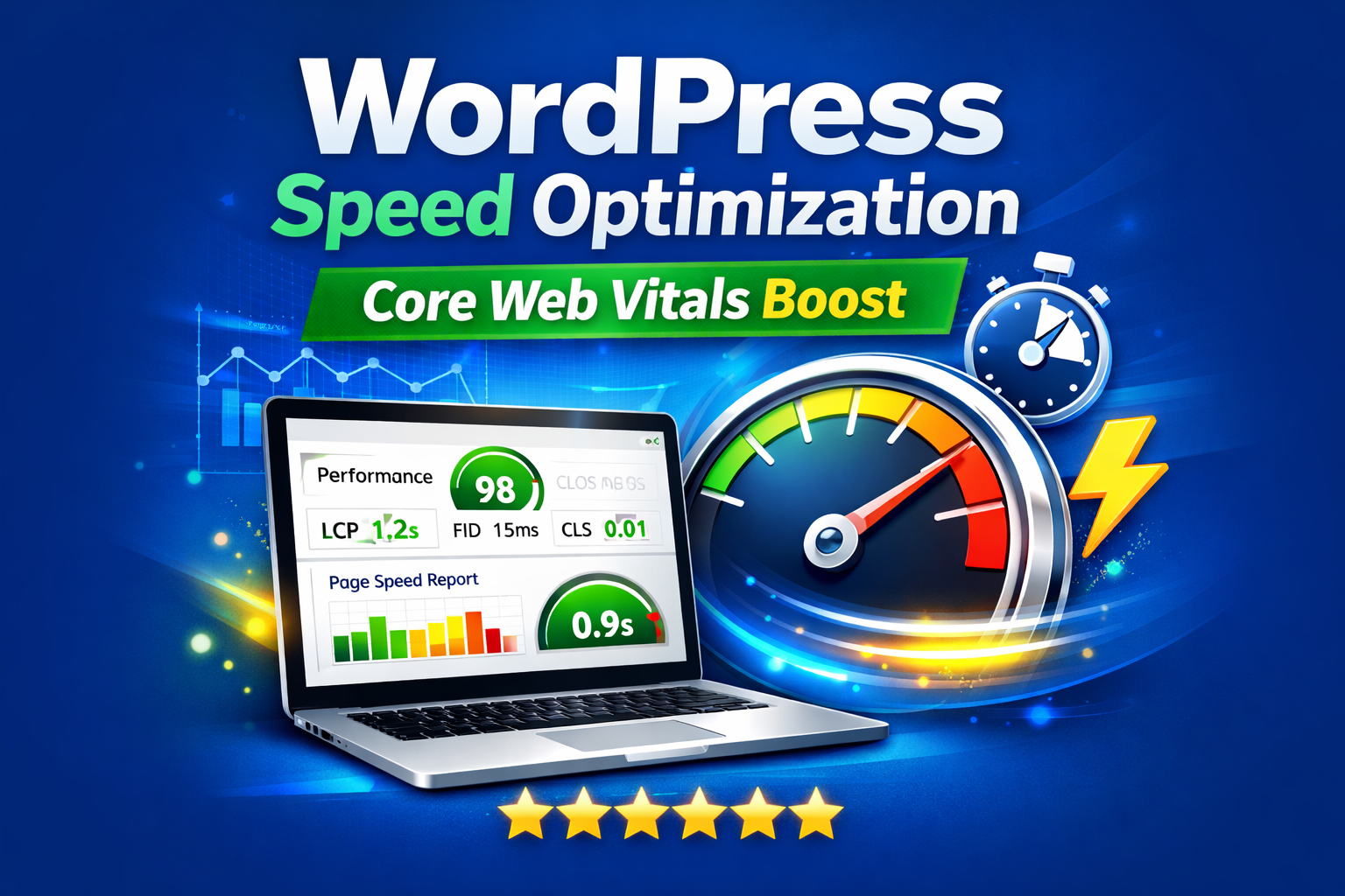 I will optimize your WordPress website speed and Core Web Vitals.