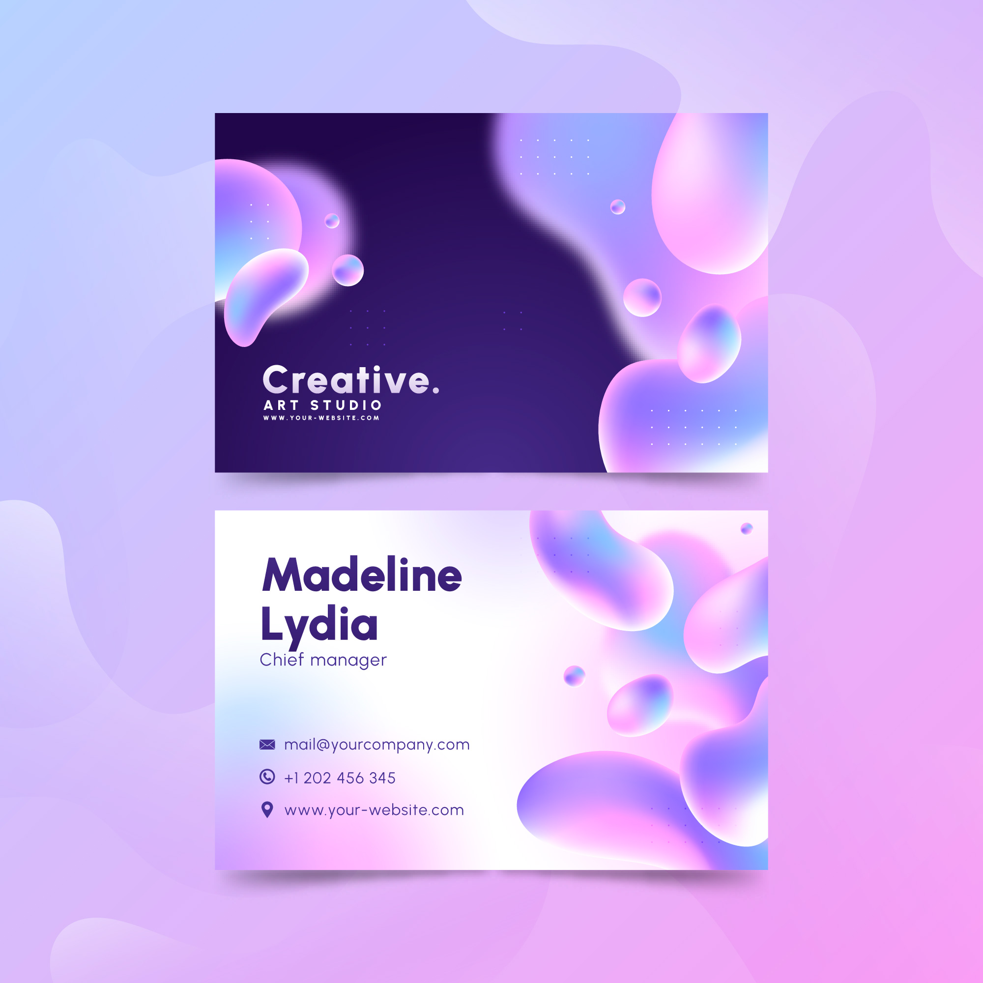 I will Design Modern and luxury card design for your business