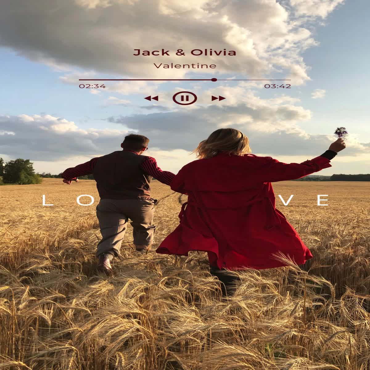 I will create your custom lovely valentine songs