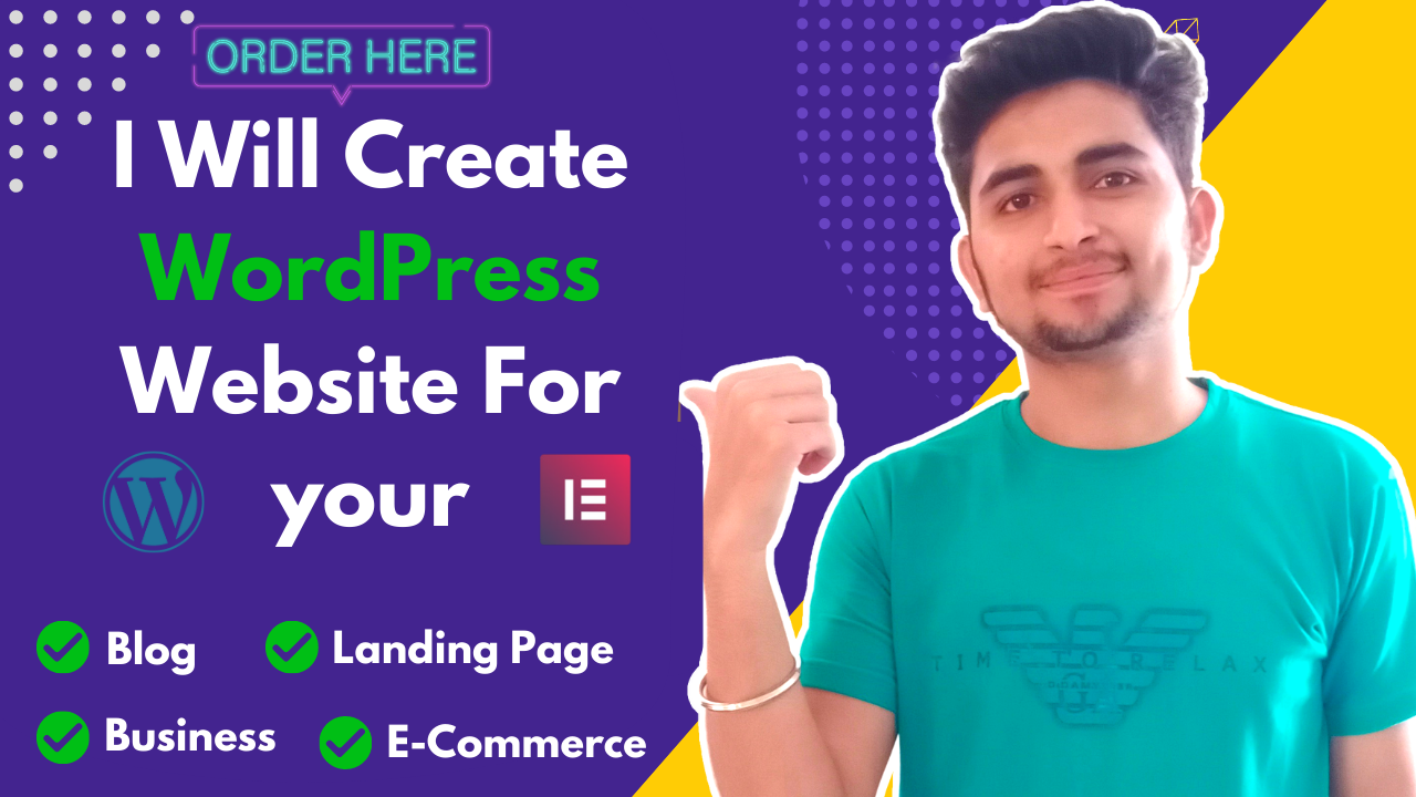 I will create attractive responsive wordpress website...