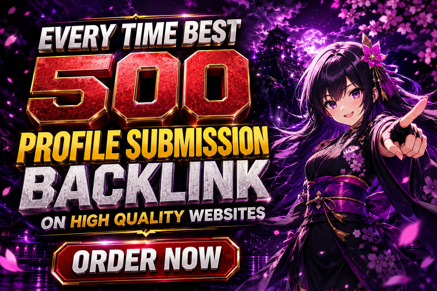 Every Time Best 50 Profile Submission Backlink on High Quality Websites