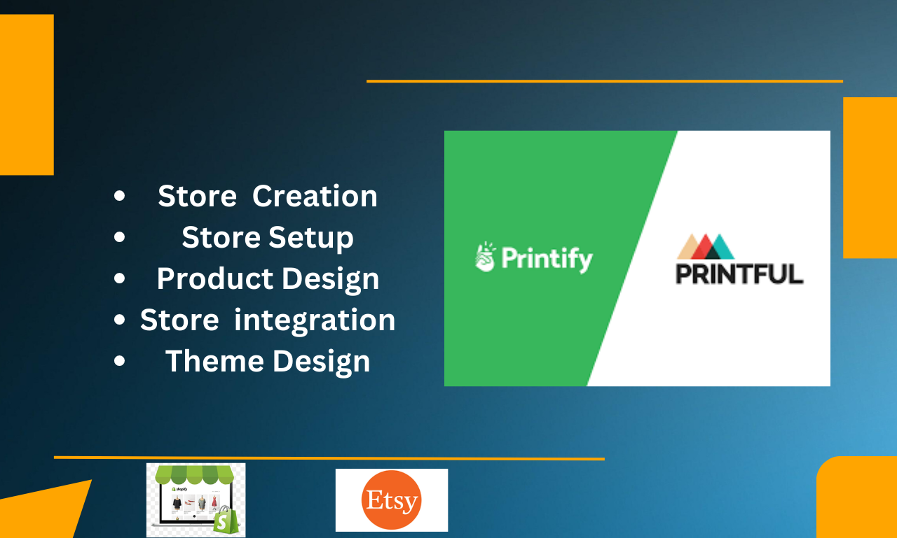 I will create a POD Printify store and integrate it w...