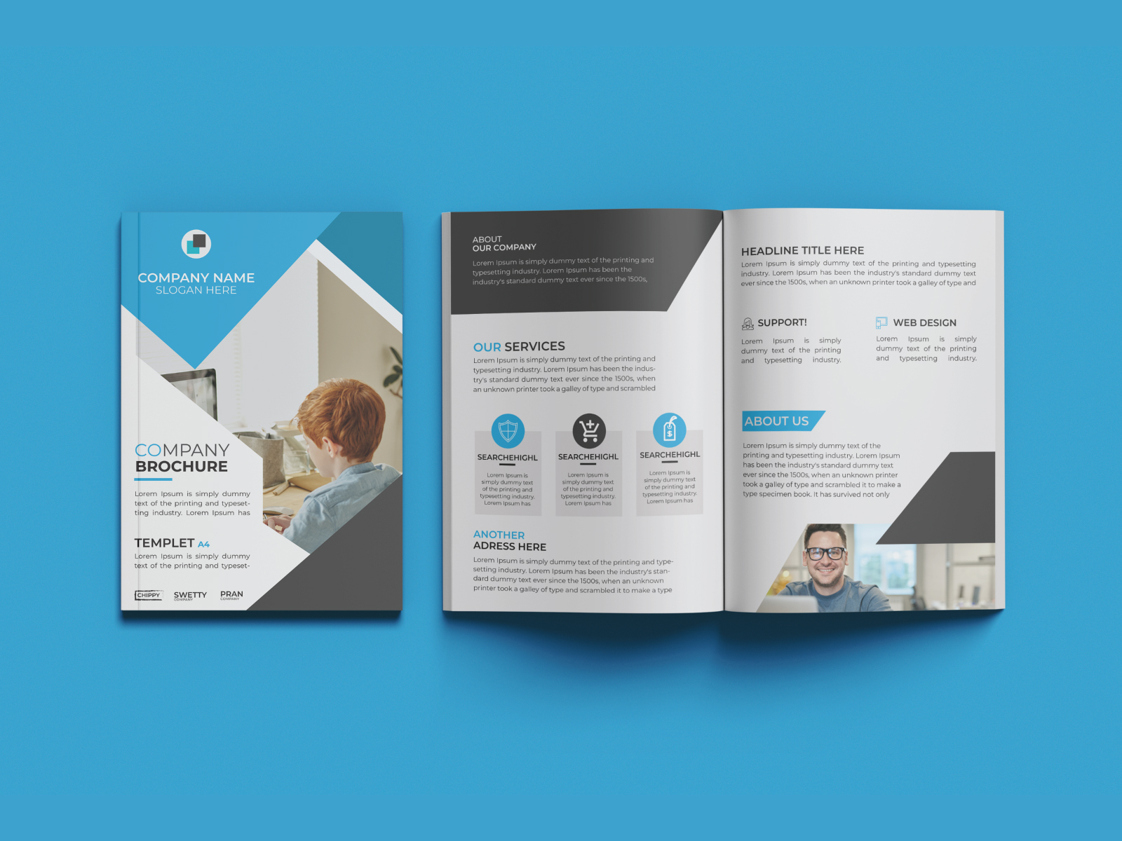 Create your Bifold, Trifold, Catalog, Company Profile & Brochure Design