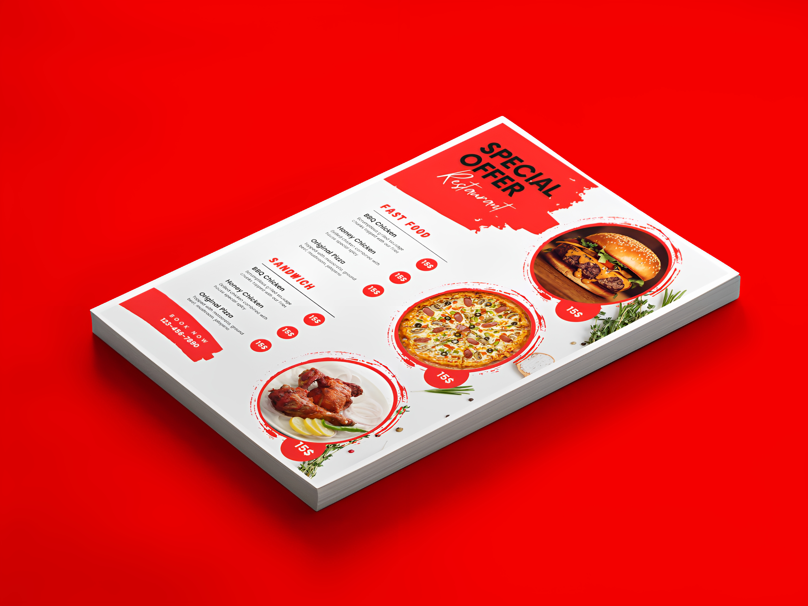 I will design flyers for party, corporate, food, a...