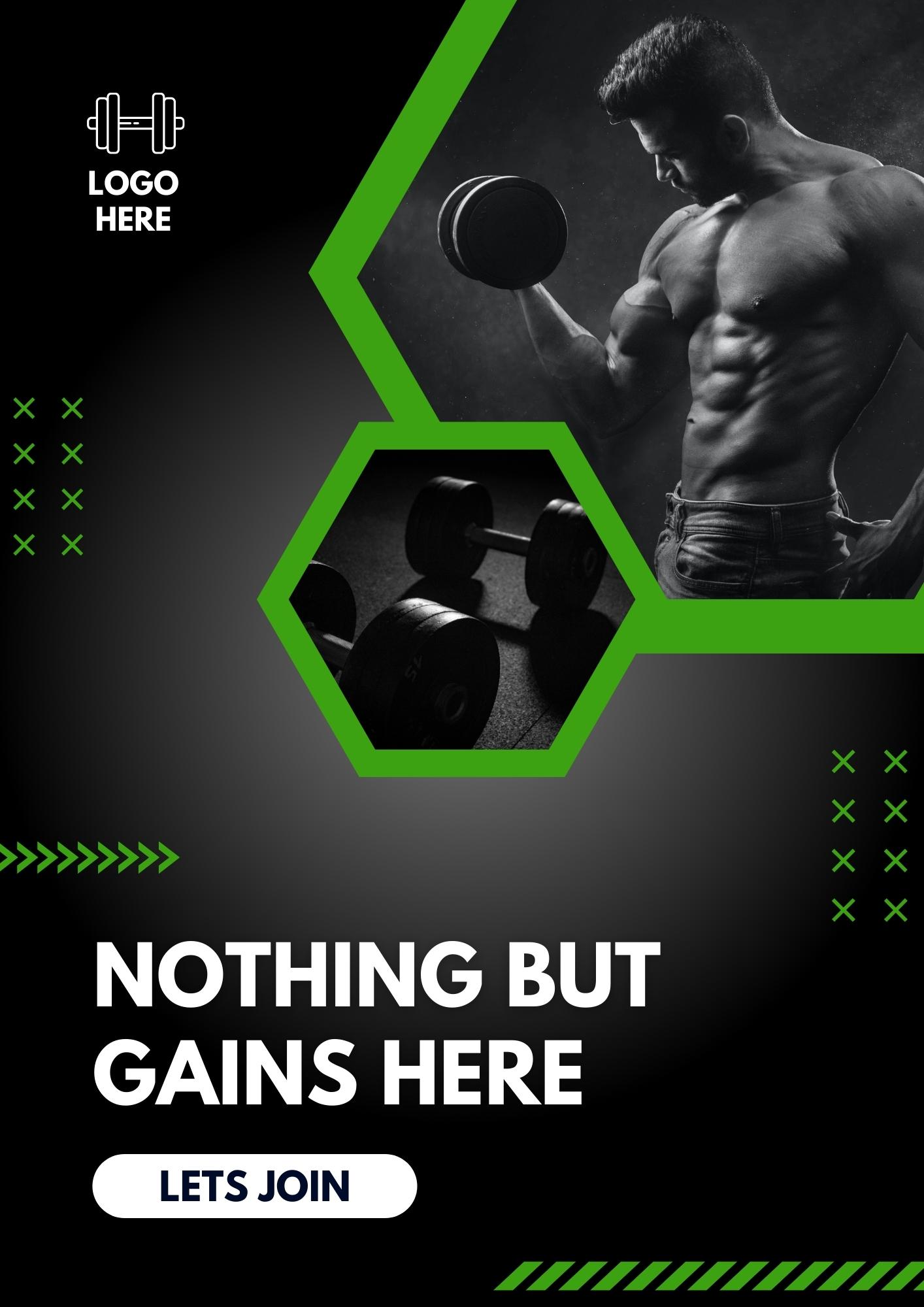 I will design creative fitness flyer