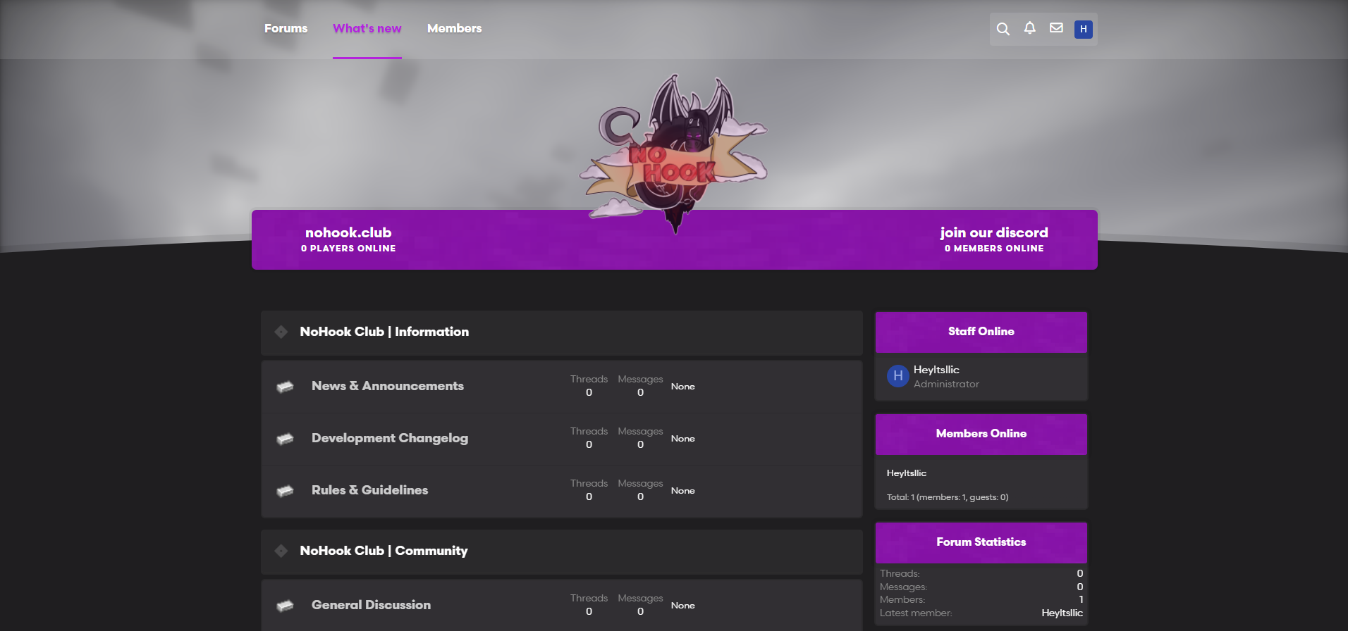 Forum Setup | XenForo, NamelessMC, MyBB, Enjin