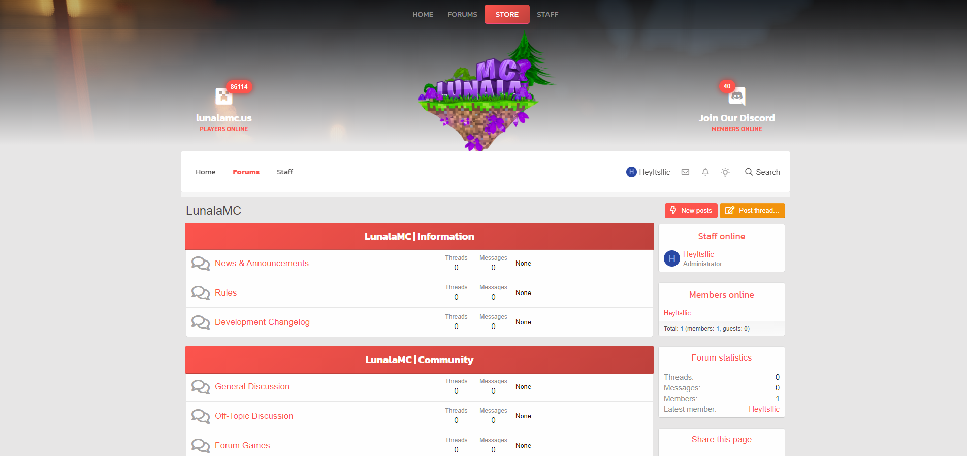 Forum Setup | XenForo, NamelessMC, MyBB, Enjin