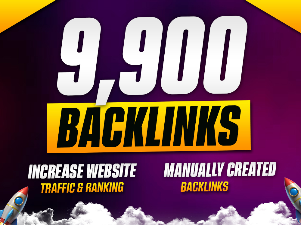 9,900 SEO-Friendly Manual Backlinks for Traffic &...