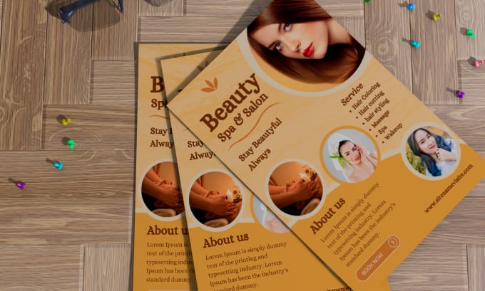 I will design a professional flyer or brochure for yo...