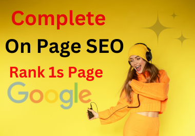 I will provide on page SEO technical SEO wordpress sh...